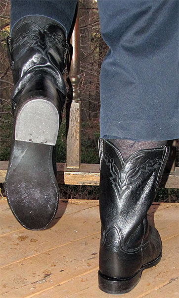 Lucchese Black Roper Boots