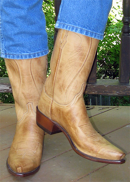Lucchese Saddle Cowboy Boots
