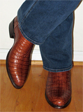 Tecovas Pecan Caiman Cowboy Boots