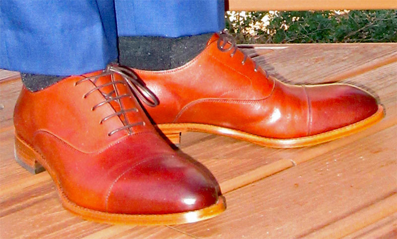 Beckett Simonon Oak Cap Toe dress shoes