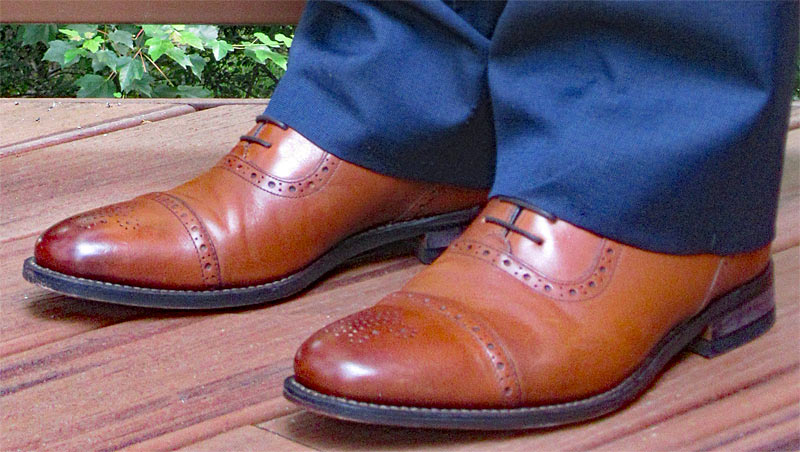 Charles Tyrwhitt Brown oxford dress shoes