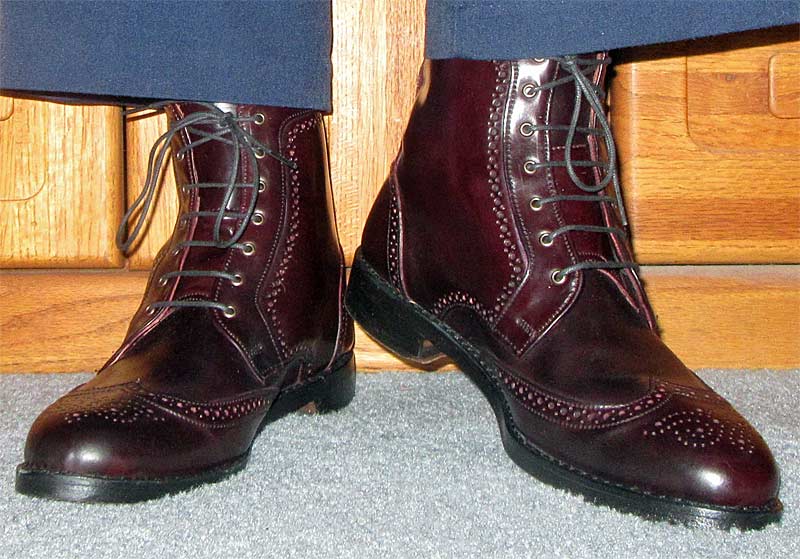 dalton cordovan dress boots