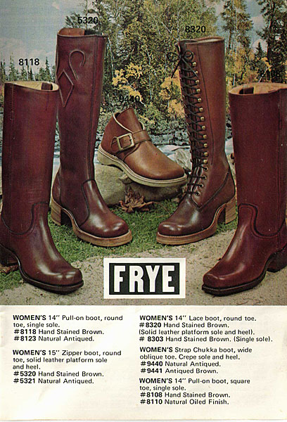 1975 Vintage Frye Boot Catalog