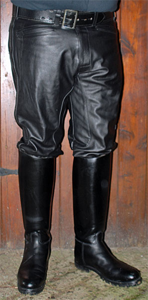 Leather Motorcycle Breeches