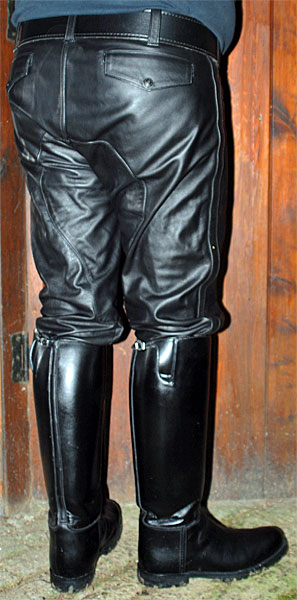 Leather Motorcycle Breeches