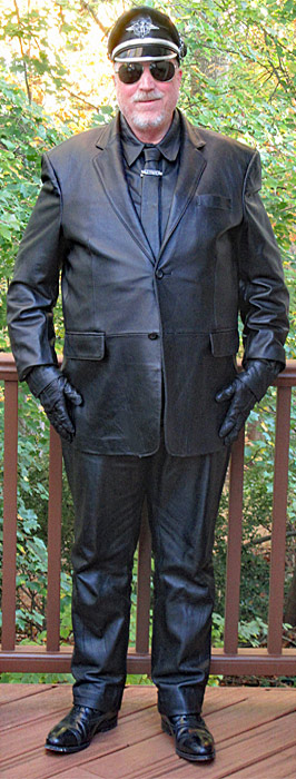 Barker Wilton dress shoes, leather suit