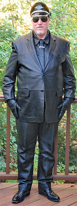 Barker Wilton dress shoes, leather suit